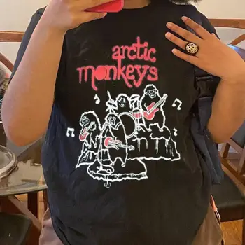 2023 Šiaurės Amerikos Turas T-Shirt , Arctic Monkeys Kelionių Marškinėliai An18223