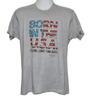 Derliaus 90s Shoebox Sveikinimai Suaugusiųjų XL T Marškinėliai Gimė JAV Seniai