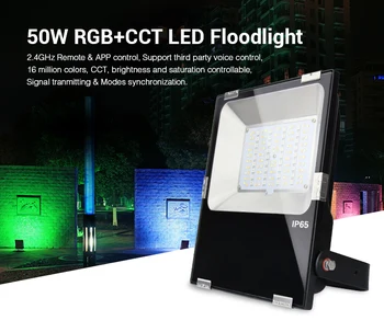 Miboxer FUTT02 50W RGB BMT LED Prožektorius AC110~220V vandeniui refletor led Lauko foco Apšvietimo, Sodo Lempos Potvynių Žiburiai
