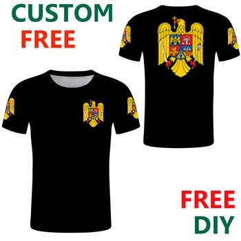 Rumunija Vasaros Užsakymą Vyrų Sporto Tshirts 3D Spausdinimo 
