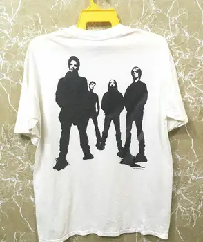 Derliaus 90S Soundgarden Grunge Juostos Baltos Spalvos Marškinėliai Xl Dydžio