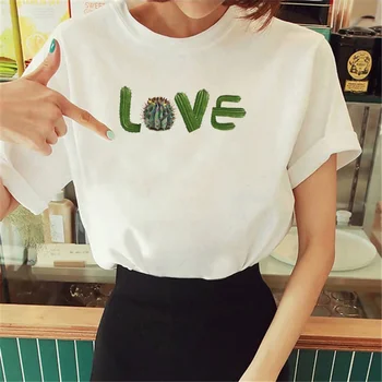 Augalai Mėgsta marškinėlius moterims harajuku t-shirts girl anime harajuku drabužių streetwear