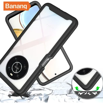 Bananq 360 Full Body Slim Šarvai Atveju Priekinis Rėmas Atveju, Huawei Y9 2019 Atsparus Smūgiams Aišku, Telefono Dangtelį