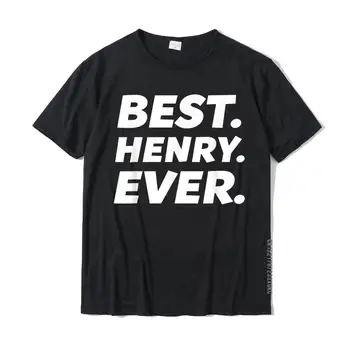 Juokinga Pasaulių Geriausias Henry Marškinėliai Vyrams Vaikas Henry Pavadinimas T-Shirt Klasikinis Juokingas Tshirts Medvilnės Berniukas Viršūnes Tees Komiksai
