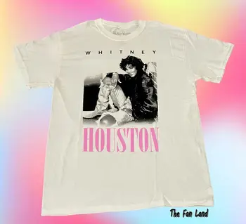 Naują Whitney Houston Classic Vintage Moters Jauniai T-Shirt