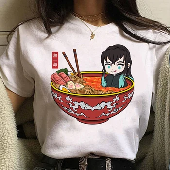 Muichiro Tokito marškinėlius moterims vasaros Japonijos t-shirts girl anime drabužiai