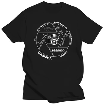Kamera T-Shirt Fotografas, Fotoaparatas Marškinėliai Fotografijos Dovanų Pateikti Juokinga