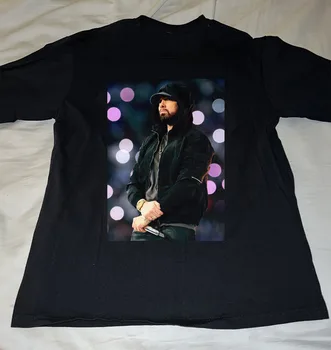 Unisex Eminem Juodos spalvos Medvilniniai Marškinėliai, Dydis S-4XL trumparankoviai Gifl Karšto NL2544 ilgomis rankovėmis