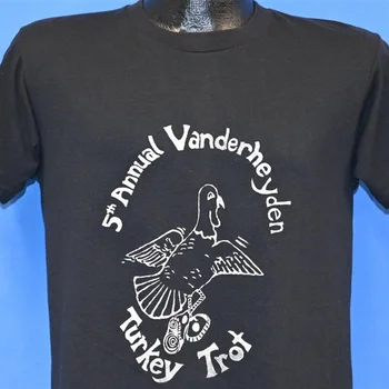 80s Vanderheyden Turkija Risčia 5-oji Metinė Paleisti Lenktynes Wynantskill niujorke 1986 marškinėliai Vidutinio
