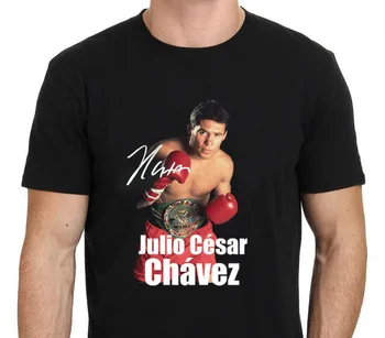 Karšto Julio Cesar Chavez Parašas Juoda Visus Dydis Unisex Marškinėliai V629