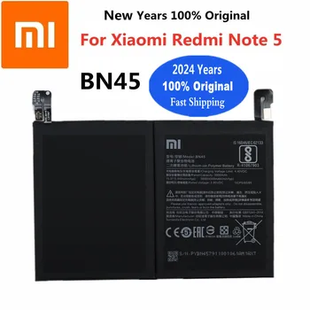 2024 Metų, Aukštos Kokybės Xiao mi 100% Originalus Baterijos BN45 Už Xiaomi Redmi 5 Pastaba Note5 4000mAh Mobiliojo Telefono Baterija Bateria