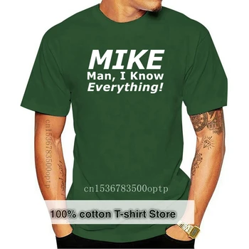 Juokinga Mike Žino Viską, T-Shirt S-3Xl Kvėpuojantis Tee Marškinėliai