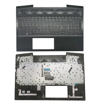 Originalus Laptopo Palmrest didžiąsias su Balta Klaviatūra su foniniu Apšvietimu HP Pavilion 15-CX Series TPN-C133