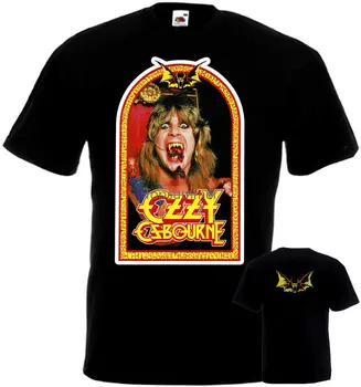Ozzy Osbourne Kalbėti Velnio V1 T-Shirt Dvipusis Juodos Visi Dydžiai S-3Xl Cool Atsitiktinis Medvilnės Marškinėliai Mados