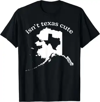 Aliaska Žemėlapis Nėra Texas Mielas Juokingas Žemėlapis Parodija Juokinga Aliaskos T-Shirt