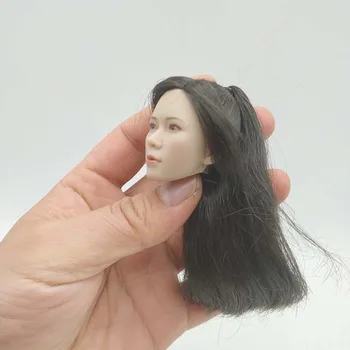 SUPER ANTIS 1/6 SDH034A Azijos Galvos Skulptūra plaukai surišti į uodegą Grožio Mergina, Modelis 12in Phicen Tbleague Veiksmų Skaičius Žaislas