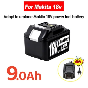 2023 Upgradedfor 9.0 Ah 9000mAh už Makita 18V Baterijas BL1830B BL1850B BL1850 BL1840 BL1860 BL1815 Pakeisti Ličio Baterija