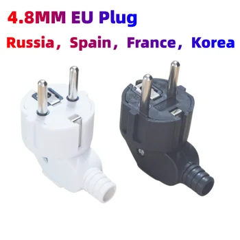 ES Kištukas Adapteris 16A Vyrų Pakeitimo Realizavimo Rewireable Schuko Electeic Lizdas, Euro Jungtis, Maitinimo ilgiklis，Korėja