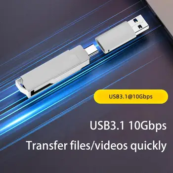 USB A-USB C 10Gbps Adapteris USB A Male Į USB C Tipo Moterų Adapteris QC4.0/3.0/2.0 Galią PD Greito Įkrovimo Tipas-C Uosto