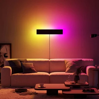 Šiuolaikinių LED Sienos Lempos Šviesos Spalvinga Miegamojo Lovos Sienų šviestuvai, Patalpų Apšvietimas RGB šviesos srautą galima reguliuoti Šviesas Kambarį Apdaila