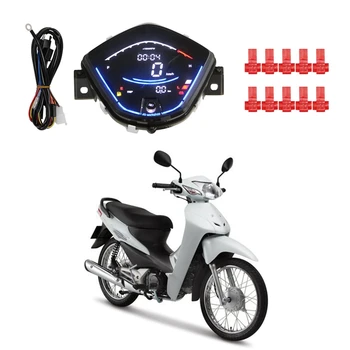 Honda Wave110 Wave110rs 110Rs Skaitmeninis Matuoklis Motociklo Tachometras, Skaitmeninis LCD Spidometras Odometras