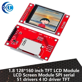 1PCS 1.8 colių TFT LCD Modulis LCD Ekrano Modulis SPI serijos 51 vairuotojai, 4 IO vairuotojo TFT Raiška 128*160