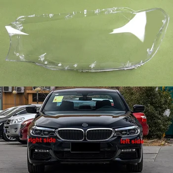 BMW 5 Serijos G30 G38 520 523 525 528 530 2017-2020 Žibinto Dangtelis priekinis žibintas Shell Objektyvo Stiklo Pakeisti Originalių lempų gaubtų
