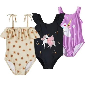 Bamblys Vaikai, Vienas-vienetų maudymosi kostiumėlis Mergaitėms Polka Dot Kūdikių Stora Bikini Maudymosi kostiumai Vaikams, Kūdikių Maudymosi Plaukimo Kostiumas Paplūdimio