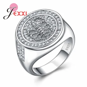 Naujas Atvykimo Mados 925 Sterlingas Sidabro Unisex Žiedas Moterims Vyrai Su CZ Cirkonis Dalyvavimas Pasiūlymą Žiedai Priedų