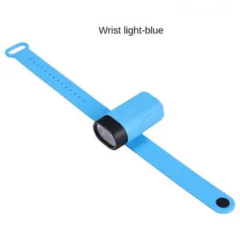 Sporto Žibintuvėlis Riešo Šviesos diodų (LED) Riešą Žiūrėti Žibintuvėlis su Sklende, USB Įkrovimo Kempingas, Žygiai Vandeniui Lempos