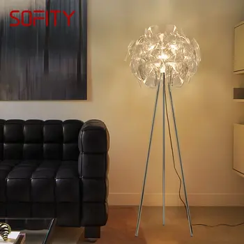 SOFITY Šiuolaikinių ir Senovinių Grindų Lempos Kūrybos Paprastas Šviesos Nuolatinis LED Dekoratyvinis Namų Gyvenamasis Kambarys Miegamasis