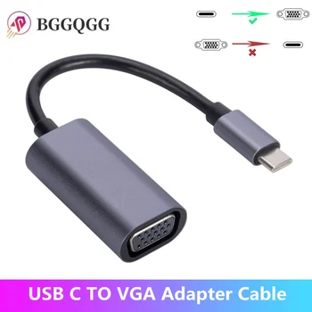 C tipo Moterų VGA Adapterio Kabelį USBC USB 3.1-VGA Adapteris, skirtas 