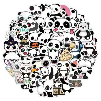 50Pcs Mielas Panda Animacinių filmų Lipdukai 