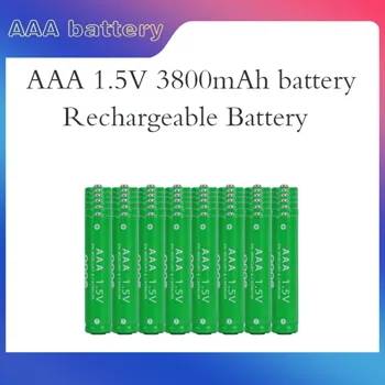 AAA Baterija 3800mAh 1,5 V įkrovimo baterija (akumuliatorius Naujas Šarminis akumuliatorius led šviesos žaislas MP3-ilgas gyvenimas