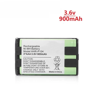3.6 V 900mah Namų Telefonas, Baterija Panasonic HHR-P104 HHR-P104A/1B HHRP104 Tipo 29 3*AAA NiMH 3.6 V Įkrovimo Baterija (akumuliatorius