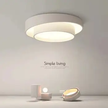 Miegamojo lempa Šiaurės minimalistinio modernaus lubų lempa dizaineris kambarį apšvietimo kūrybos miegamojo apšvietimas