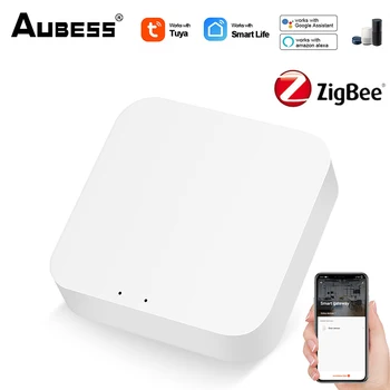 Tuya Zigbee 3.0 Sąsajos HUB Wireless Smart Home Tiltas Smart Gyvenimo Nuotolinio Valdymo Zigbee Protokolą Dirba Su Alexa 