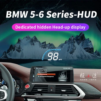 Yitu HUD tinka BMW 5-6 serijos GT modifikuotų originalus paslėptas specialiųjų Head-up ekranas projektoriui