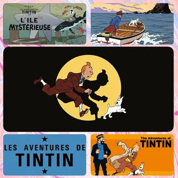 Tintins Nuotykių Pelės Padas Pelės Kilimėlis Su Pad Prime Žaidimų Klaviatūros Mygtukai Dygsnio Padding Kilimėlis