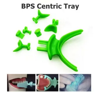 1Set/7Pcs Dantų Orientuotas Dėklas Įspūdis, Padėklai BPS Okliuzijos Poziciją Įrašas Articulator Facebow Implantologijos