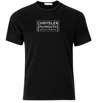 Chrysler Plymouth - Grafikos Medvilnės Marškinėliai Trumpas & Ilgomis Rankovėmis